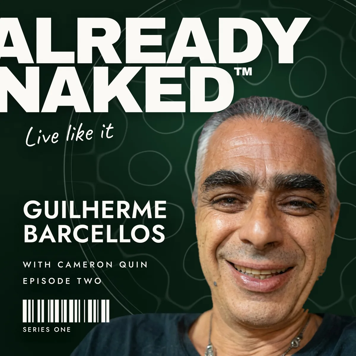 Already Naked podcast episode two cover: Guilherme Barcellos