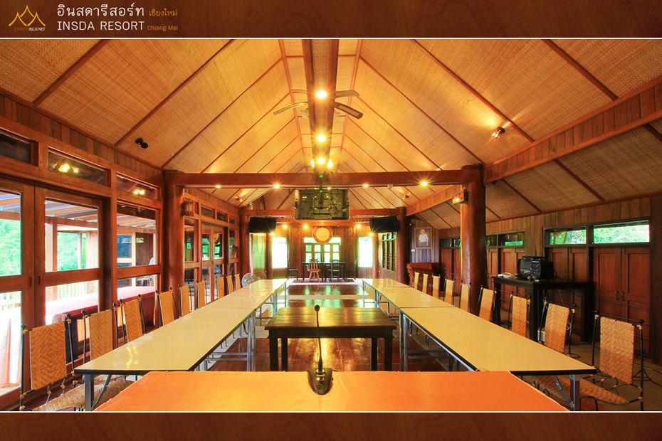 The long teak hall