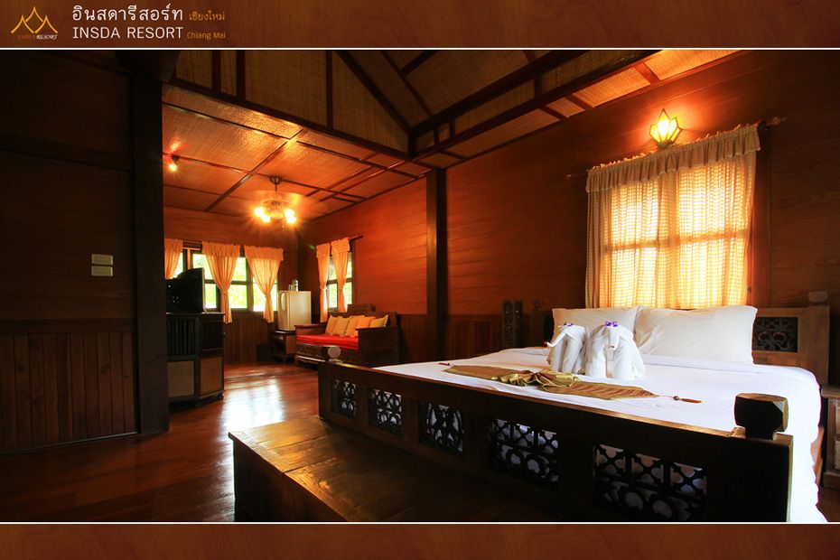 A teak room