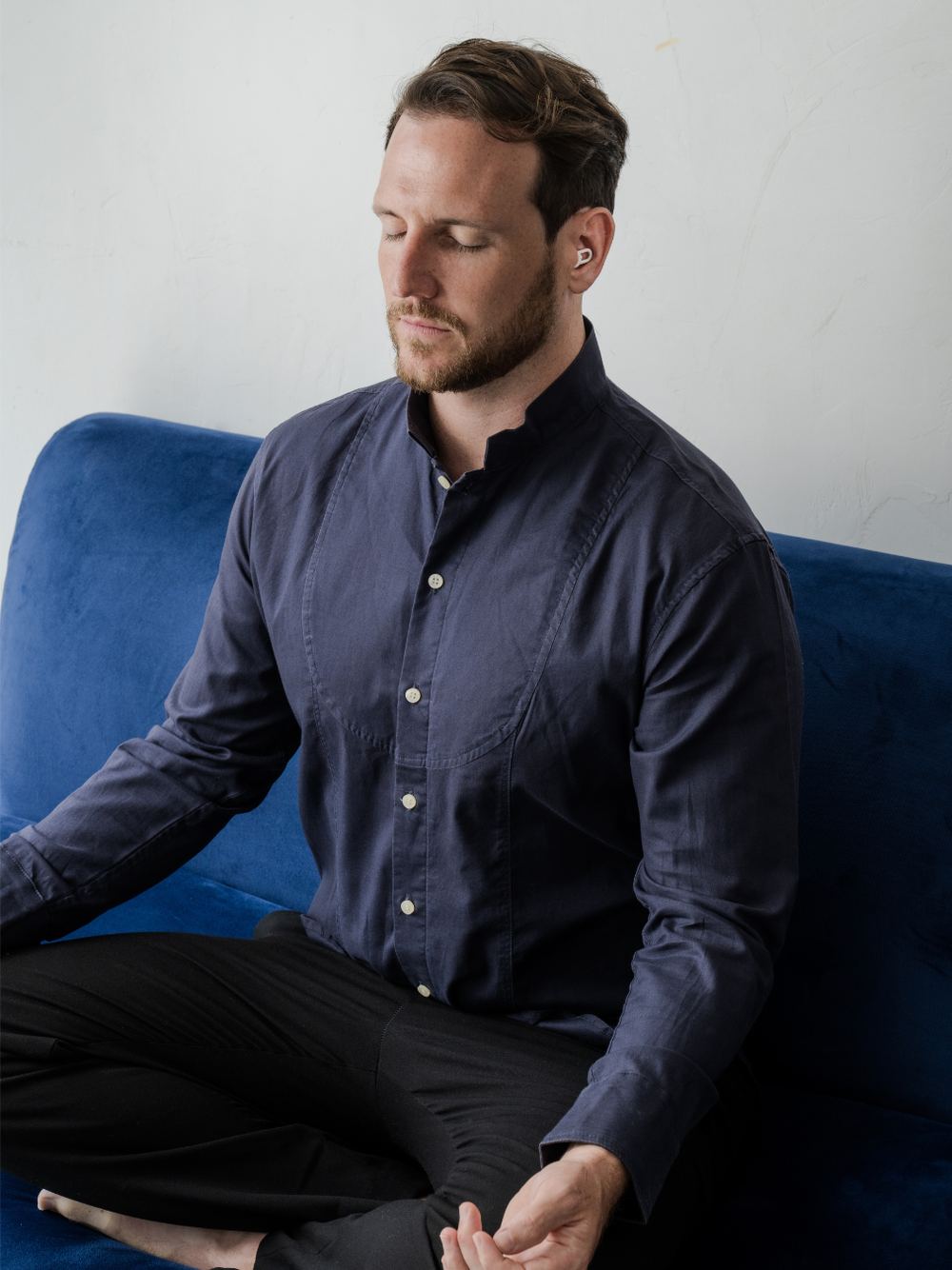 Cameron Quin meditating