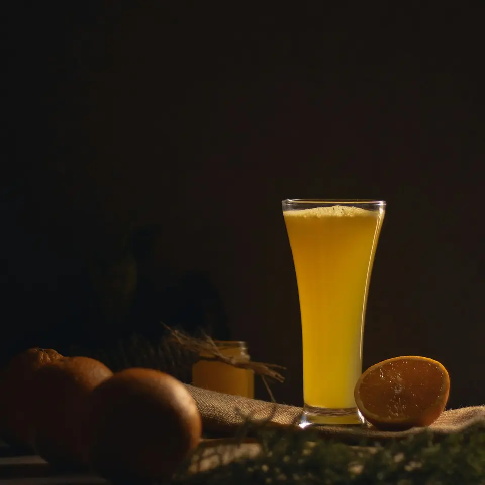 A fresh juice